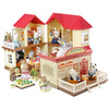 Forest Animal Miniature Dollhouse Furniture Set – 1/12 Scale Bedroom, Kitchen & Bathroom Decor