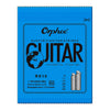A package of Orphee RX15 electric guitar strings in a blue and black design.