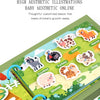 Montessori Quiet Book – Interactive Word Recognition & Early Learning Activity Book for Kids