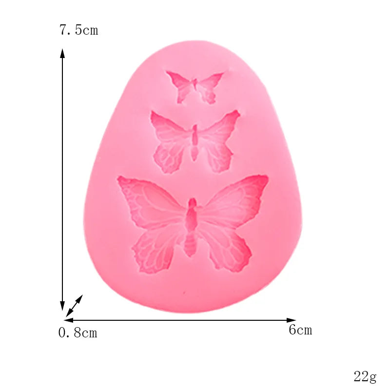 Butterfly Silicone Mold for Crafting and Baking
