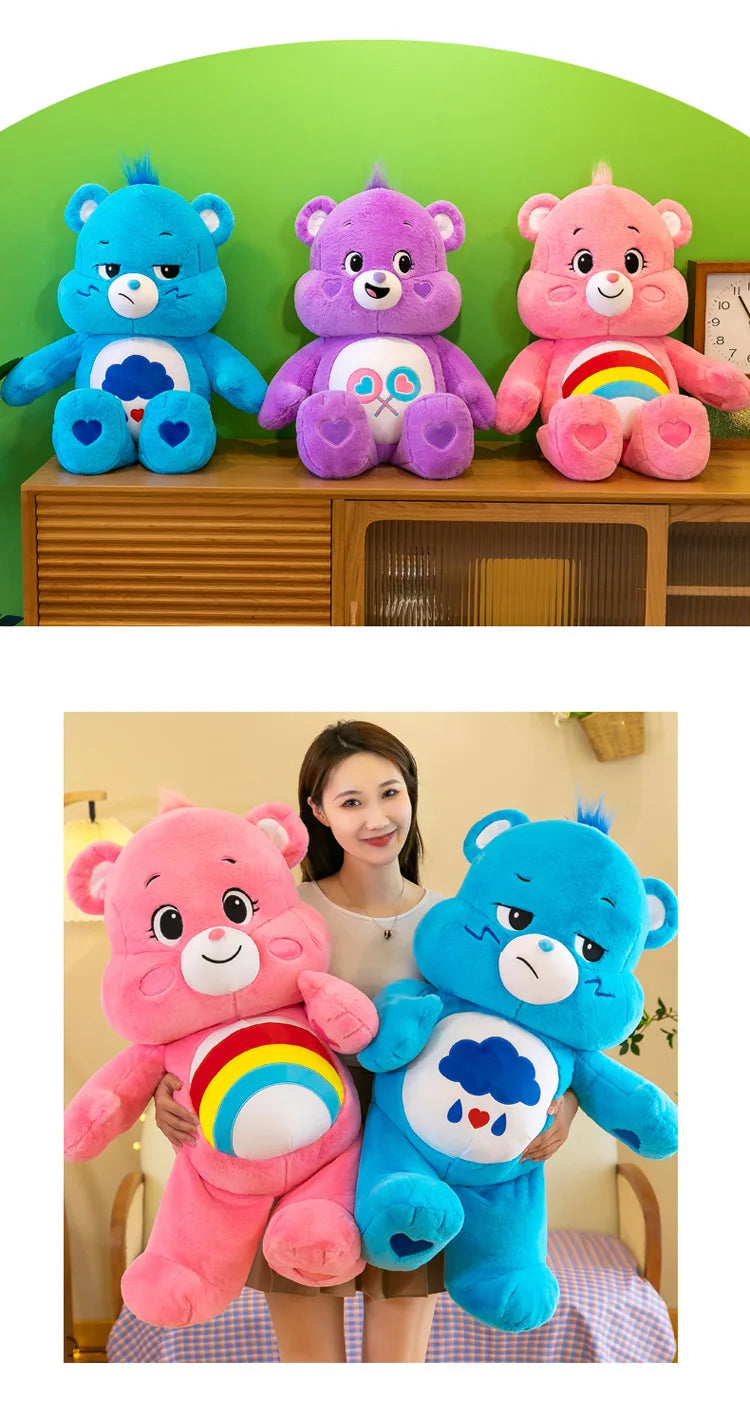 Rainbow Bear Plush Toy – Soft & Colorful Companion