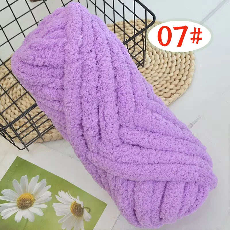 Extra Thick Chenille Yarn for Hand Knitting