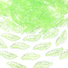 Colorful Acrylic Leaf Charms for Jewelry Making and DIY Crafts (100-Pack)
