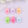 Ocean Summer Slippers Resin Charms for DIY Jewelry Making
