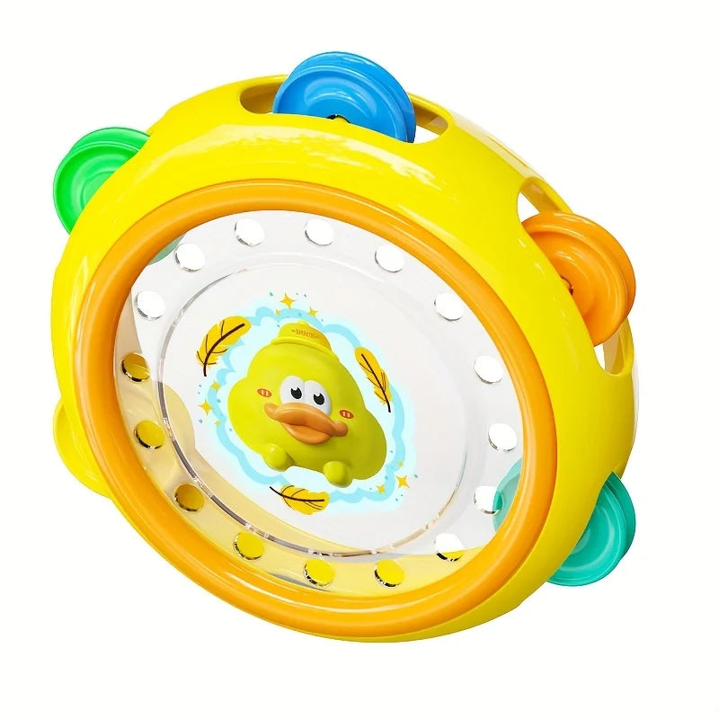 Baby Sensory Rattle Toy Set with Spinning Stacker