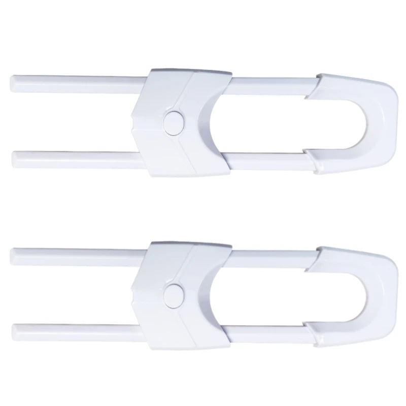 Adjustable U-Shaped Cabinet Locks for Child Safety