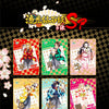 A collection of Demon Slayer SSP Diamond Rare cards featuring characters like Tanjiro and Nezuko.