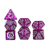 Dragon Pattern Polyhedral Dice Set for RPG & Tabletop Gaming