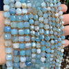 Natural Stone Faceted Beads for Jewelry Making