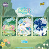 A set of twelve My Little Pony collection cards featuring characters like Princess Luna and others, displayed against a green