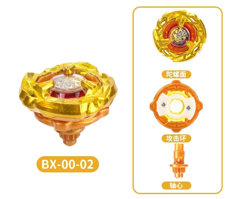 Gyro X Series Metal Battle Spinning Top with Launcher