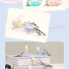 A collection of Miffy Dream keychains featuring a cartoon rabbit charm in various colors including pink, blue, and purple.