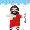 Breathing Jesus Plush Toy with Calming Sacred Heart Design