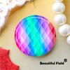 Handmade Rainbow Glass Cabochons for Jewelry Making