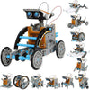 Solar-Powered 13-in-1 STEM Robot Building Kit for Kids 8+
