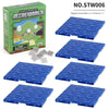 Magnetic Building Block Base Plates for Creative Play