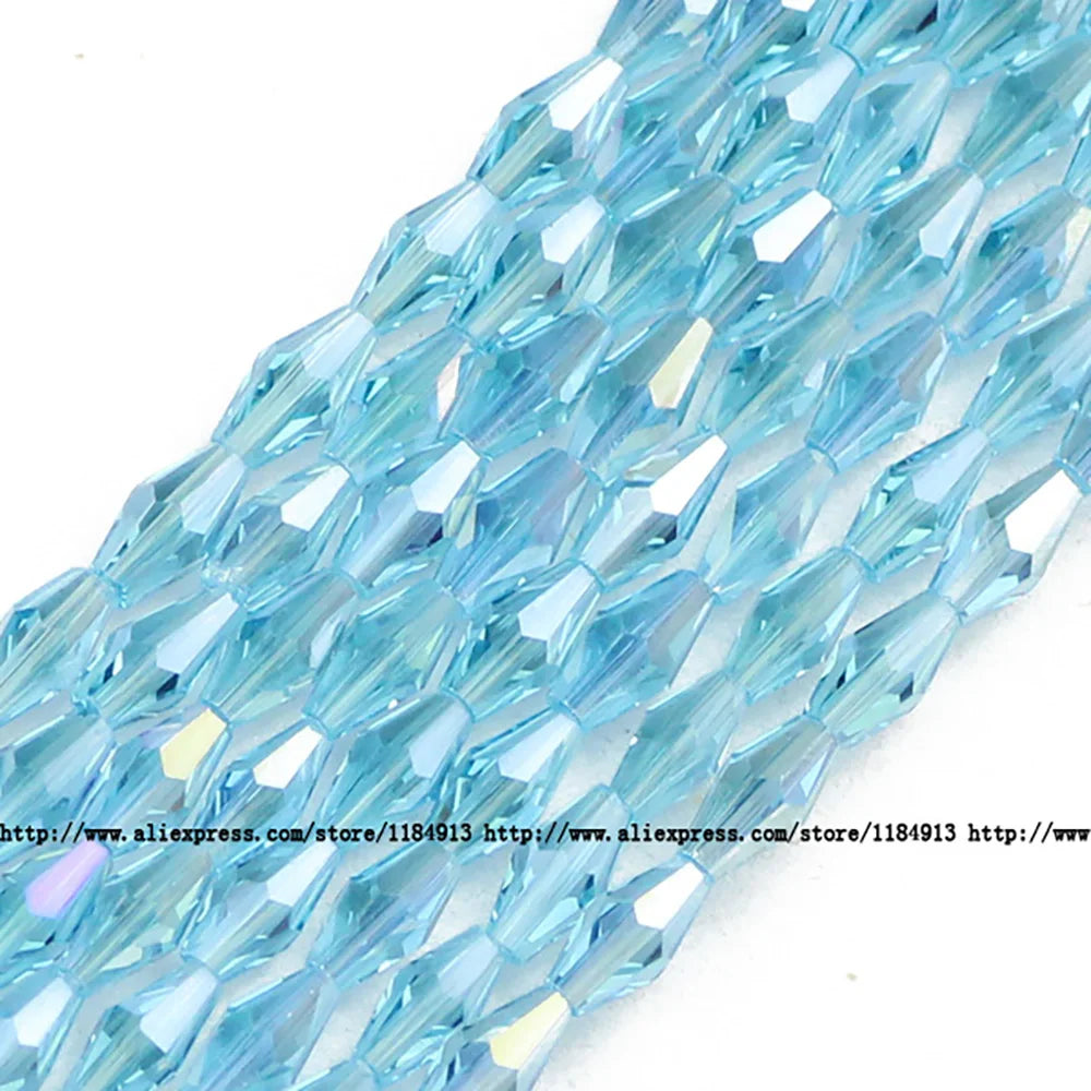 Austrian Crystal Bicone Beads for Jewelry Making – 100-Pack