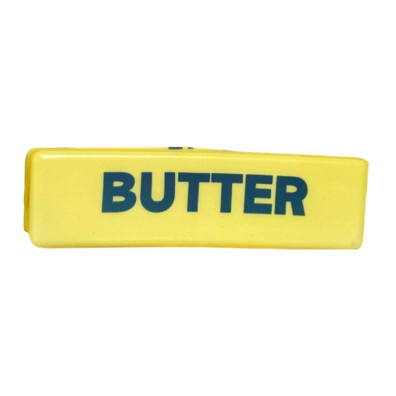 Yellow rectangular butter squishy stress relief fidget toy