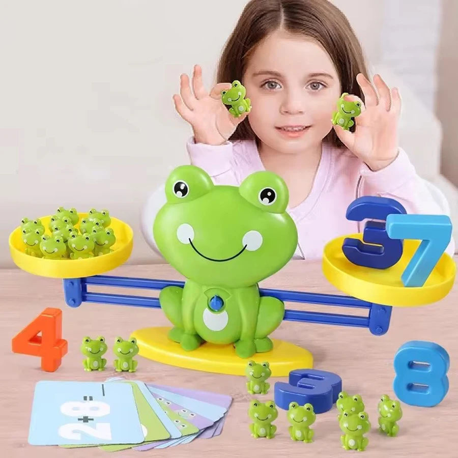 Frog Balance Math Game for Kids – Early Learning Addition & Subtraction Toy