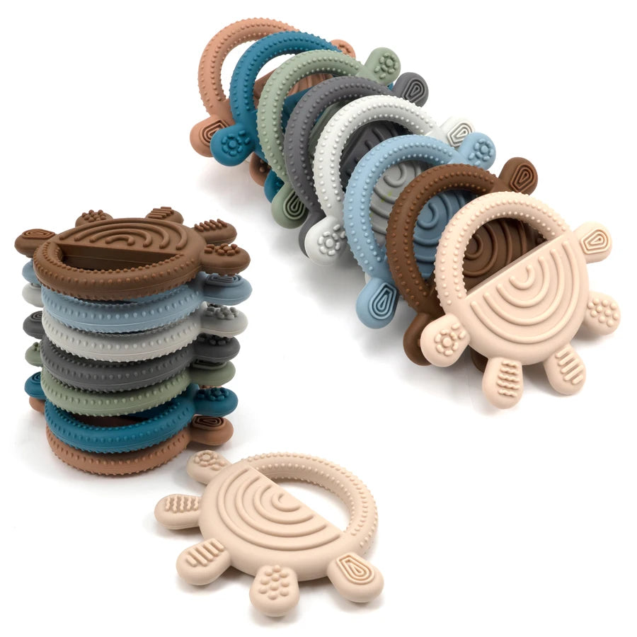 BPA-Free Silicone Baby Teether Ring