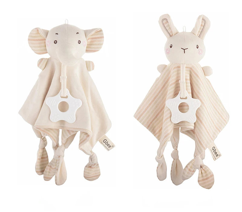 Cuddly Elephant Baby Comforter with Teether & Rattle