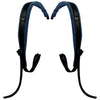 Adjustable Accordion Shoulder Straps with Soft Velvet Padding