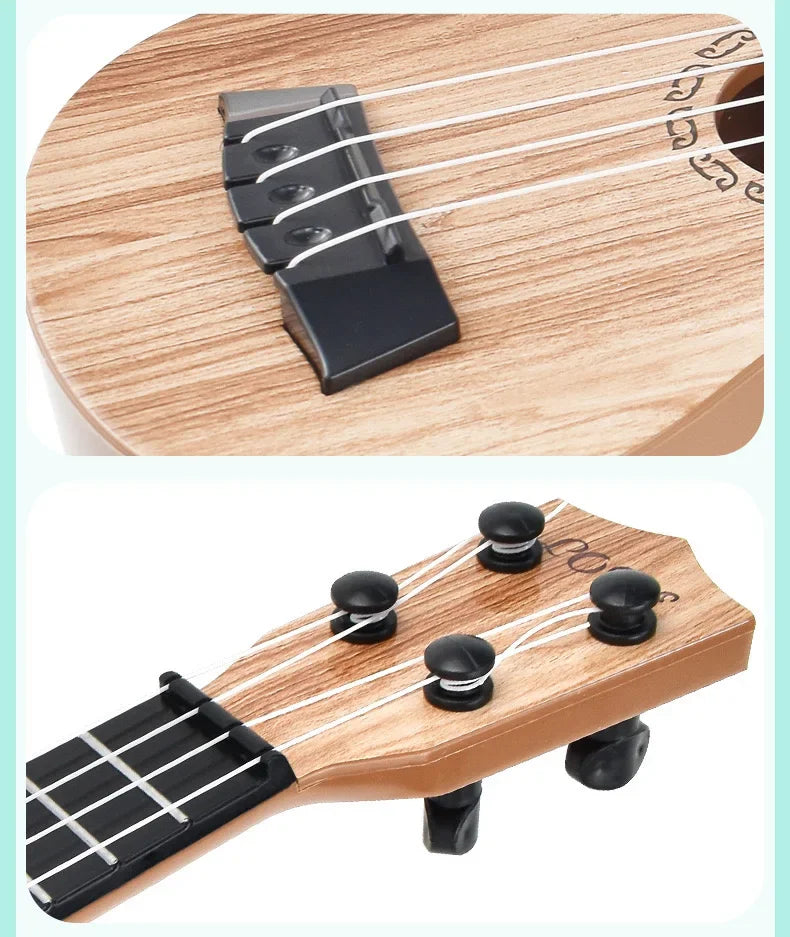 Kids' Ukulele Toy Guitar with Pick for Musical Fun