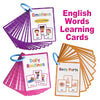 Montessori English Word Learning Cards for Kids
