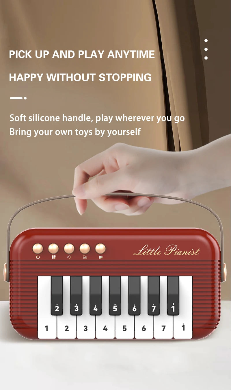 Portable Mini Piano Keyboard for Kids – Early Learning Musical Toy
