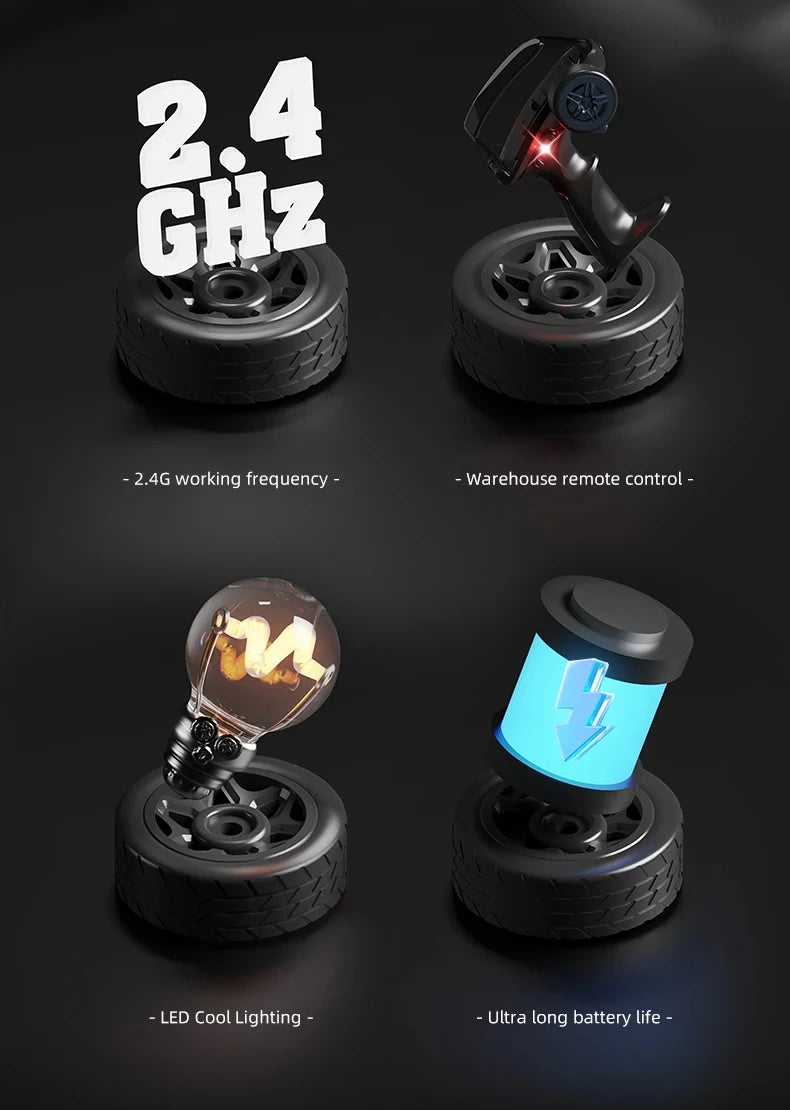 Mini RC Drift Car – 2.4GHz 4WD Remote Control Racing Car for Kids