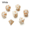 7-Piece Polyhedral Dice Set for Tabletop RPGs and Board Games