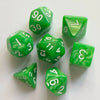 Colorful Pearl Polyhedral Dice Set for Tabletop RPGs
