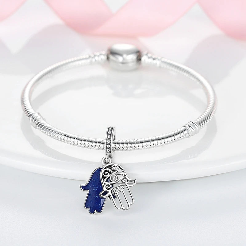Classic Charm Bead with Cubic Zirconia Accent