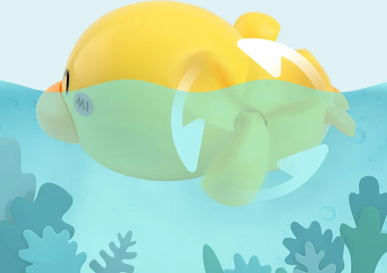 Floating Wind-Up Bath Toys for Toddlers – Cute Animal Clockwork Water Play