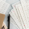 365-Day Calendar Decorative Sticker Set for Planners & Journals