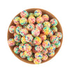 Pink Silicone Round Beads for DIY Jewelry Making