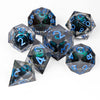 Eye Dice Set – 7-Piece Resin Polyhedral Dice for Horror RPG Games
