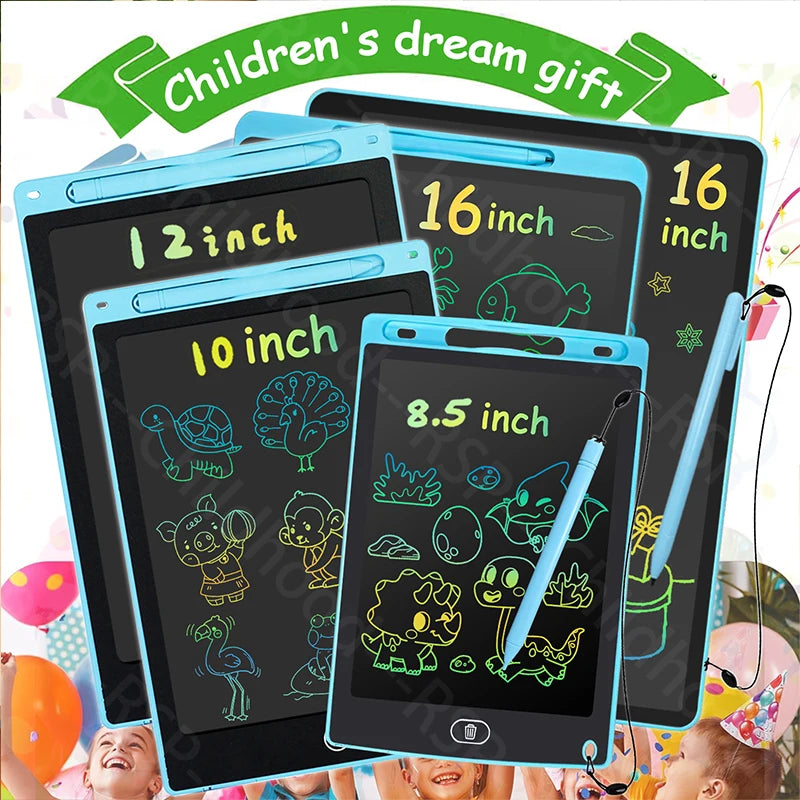 LCD Writing Tablet for Kids – Doodle Board with Lock Function