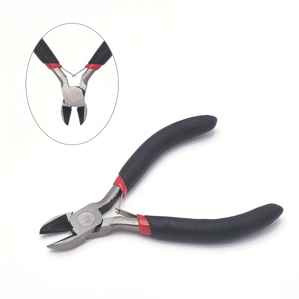 Jewelry Making Pliers Set - Flat, Round, and Diagonal Nose