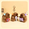 Kawaii Capybara Plush Keychain Charm