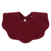 Cotton Baby Bibs with Burp Cloth – Soft Solid Color Bandana Scarf