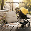 Large Capacity Diaper Backpack with Multiple Pockets
