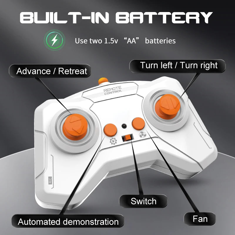 Remote Control Wall-Climbing Gecko Toy with LED Lights