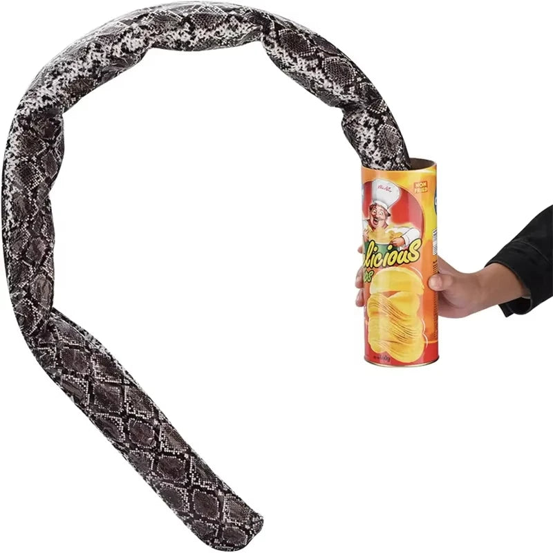 Surprise Prank Snake in a Potato Chip Can