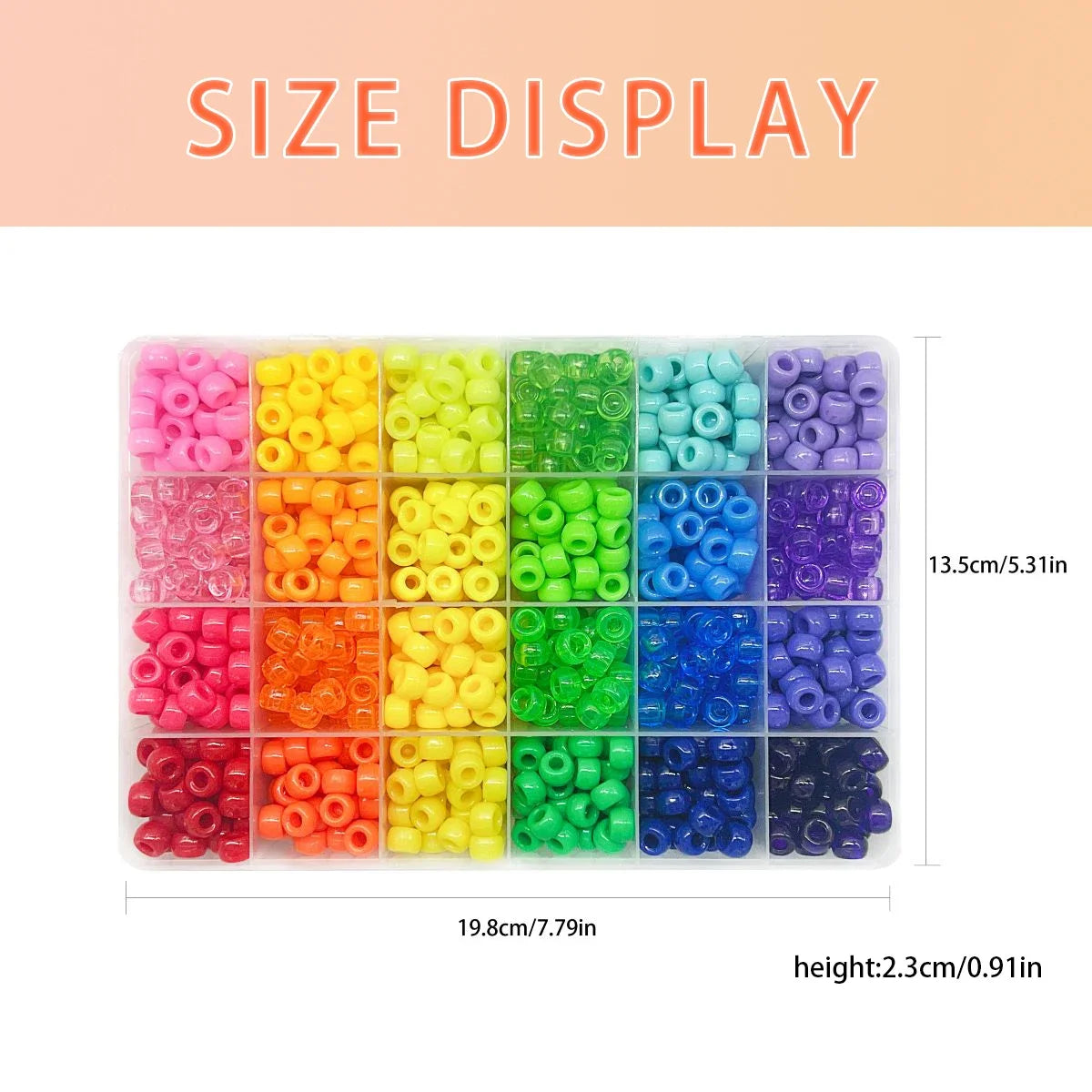 Pony Beads and Letter Beads Craft Kit for Bracelet Making