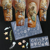 DIY silicone nail art molds featuring sea creatures and starfish for nail design