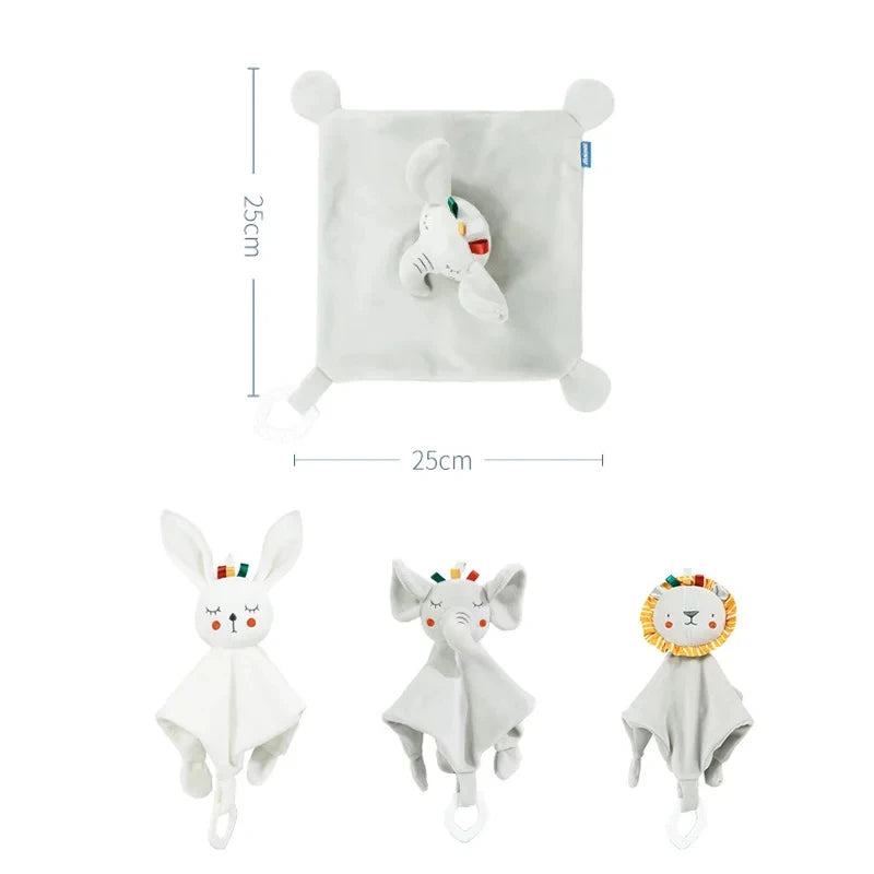 Cuddly Elephant Baby Comforter with Teether & Rattle
