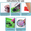 DIY Diamond Art Coaster Set with Holder - Acrylic Mandala Design, 8 Pieces