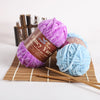 Chenille Velvet Yarn 2-Pack – Soft & Warm for Knitting and Crochet