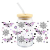 Halloween Bat Design Waterproof Cup Wrap Stickers
